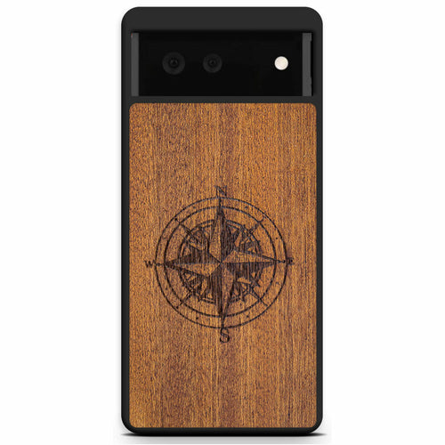 Compass Wooden Phone Case