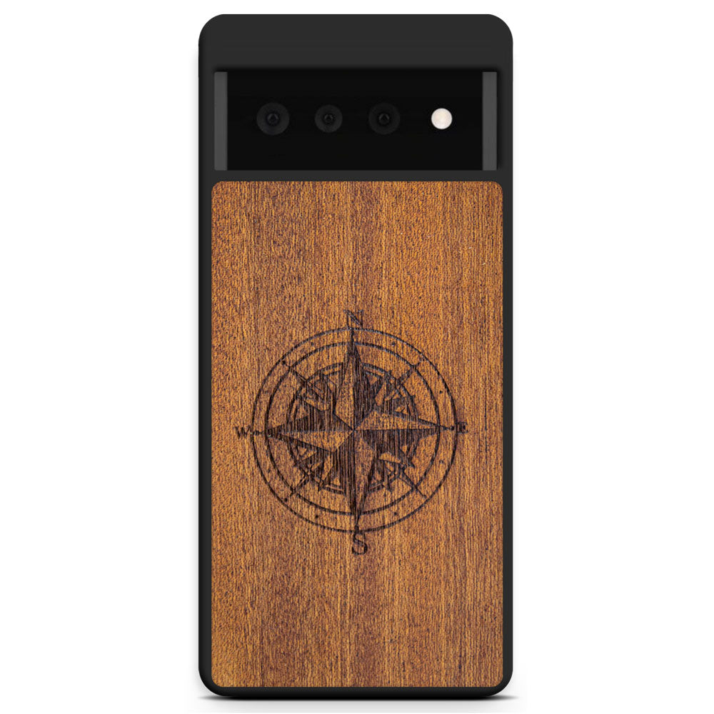 Compass Wooden Phone Case