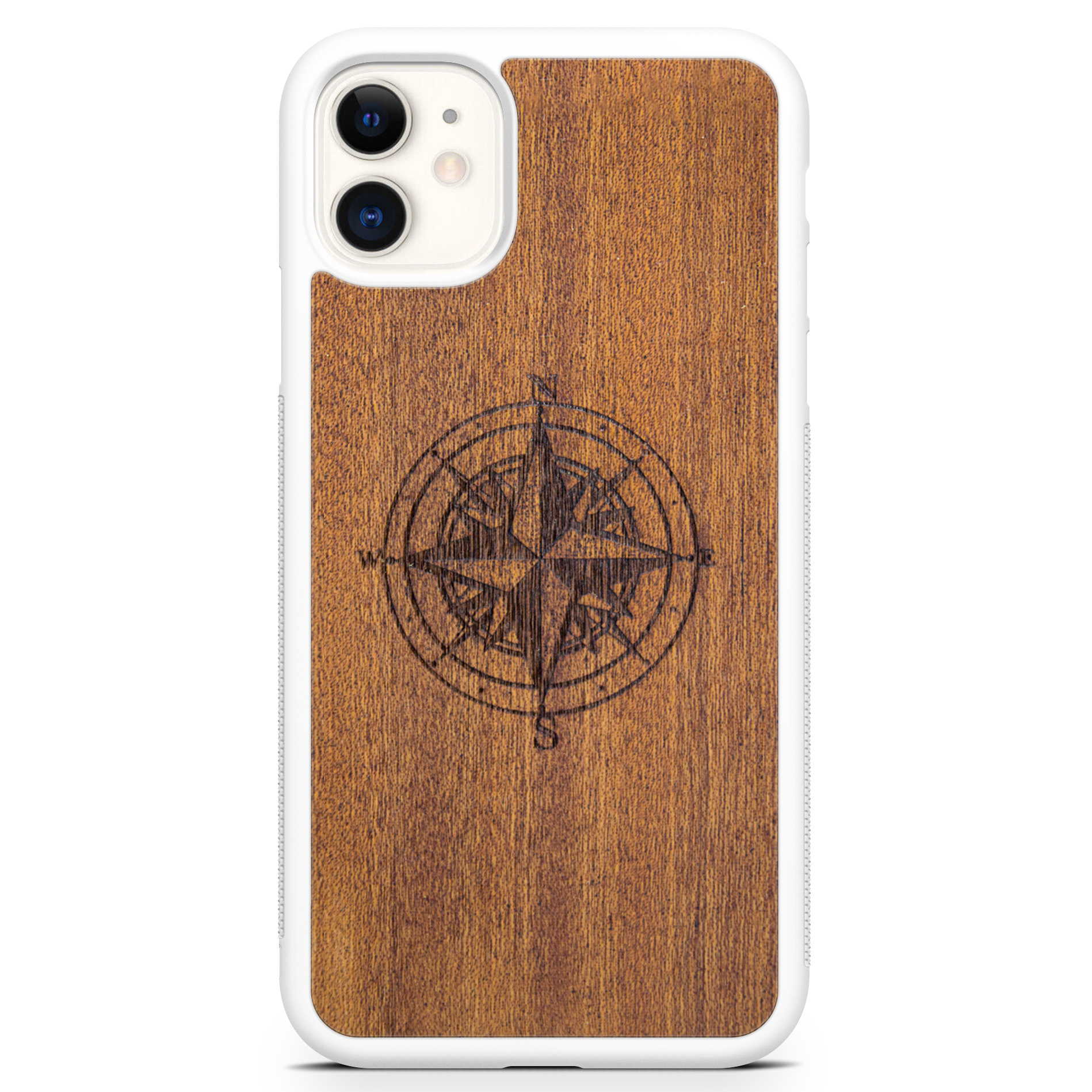 Compass Wooden Phone Case