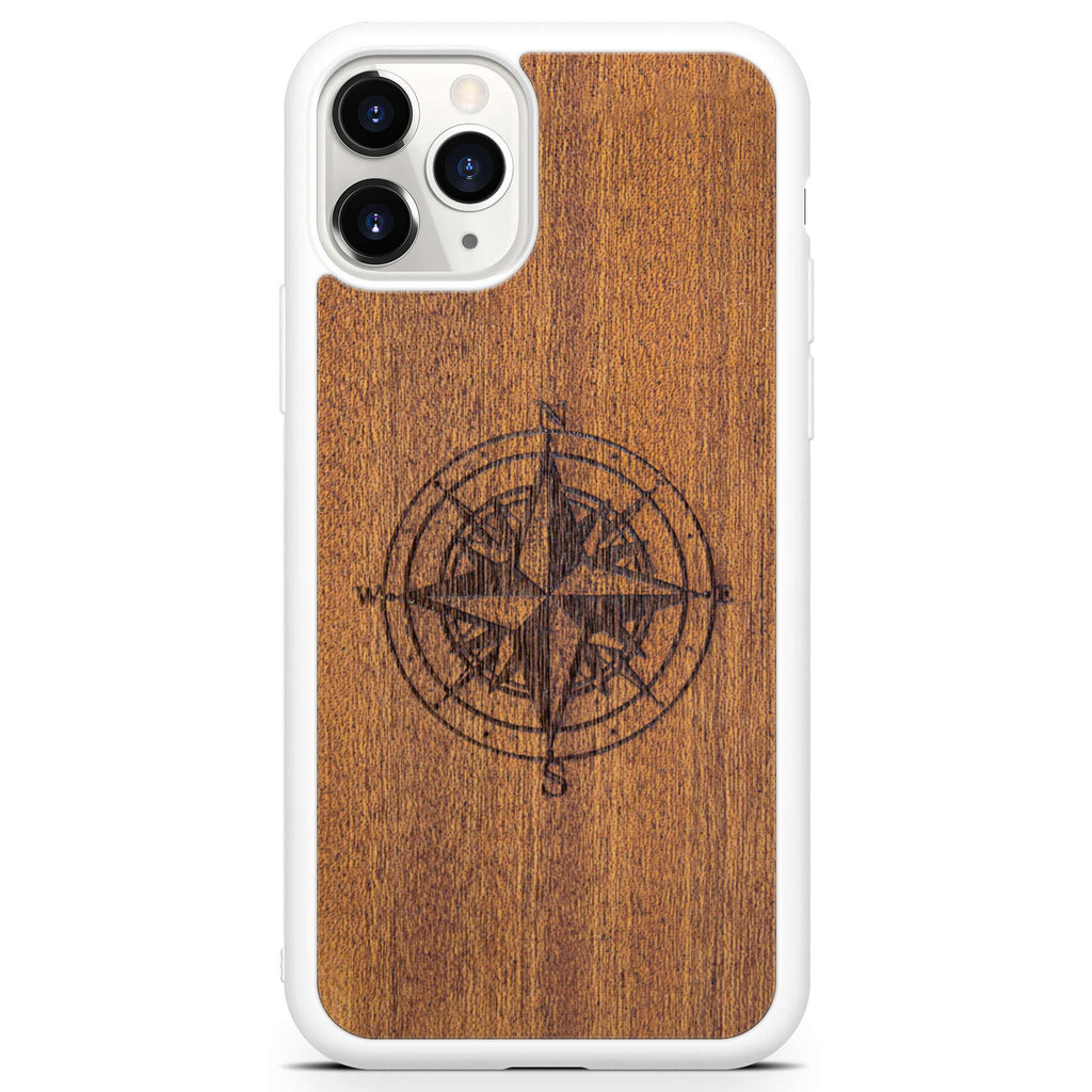 Compass Wooden Phone Case