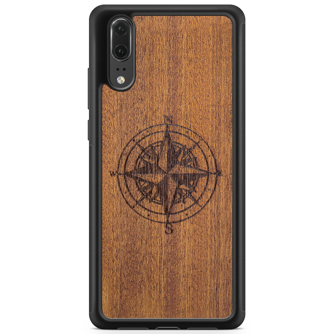 Compass Wooden Phone Case