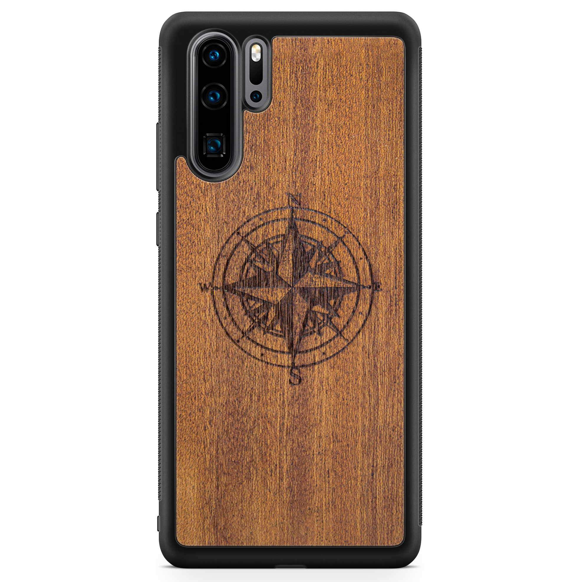 Compass Wooden Phone Case