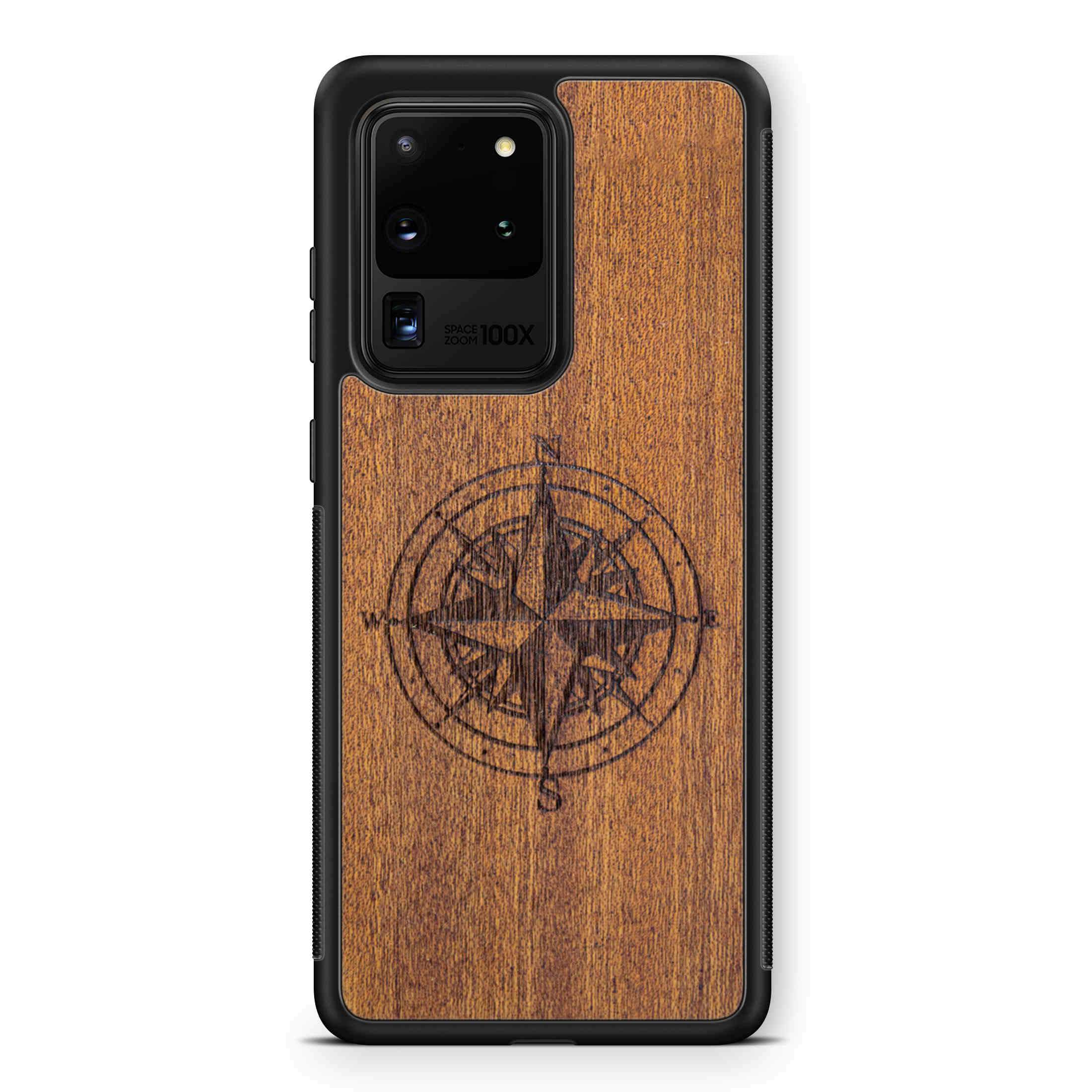 Compass Wooden Phone Case