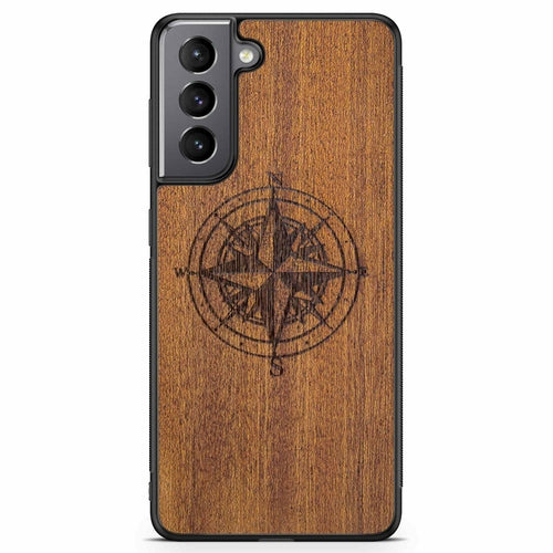Compass Wooden Phone Case