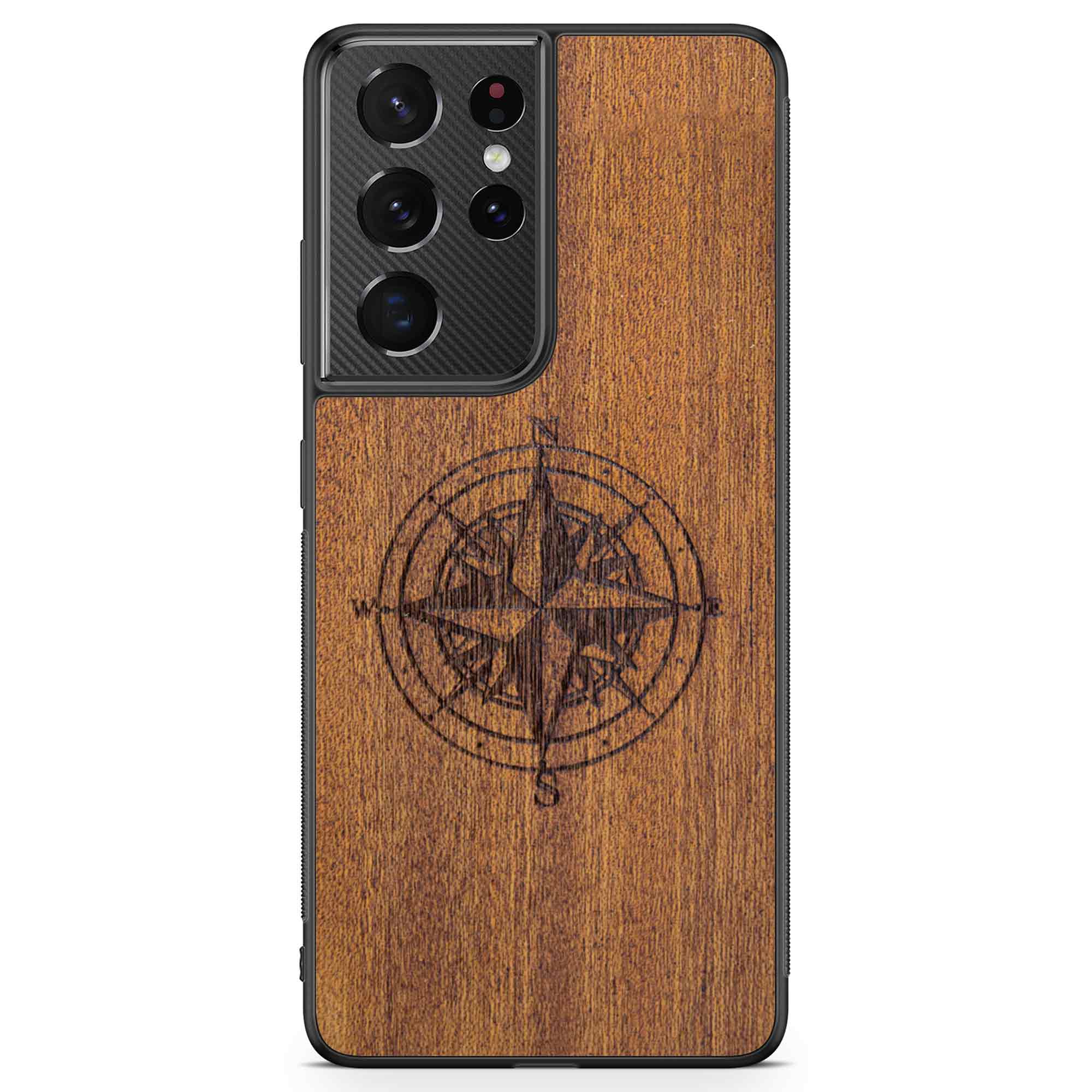Compass Wooden Phone Case