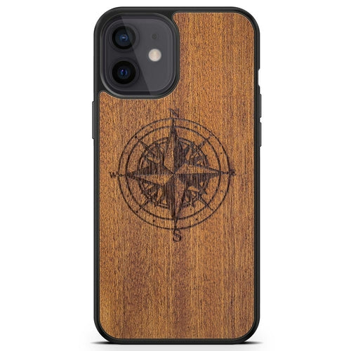 Compass Wooden Phone Case