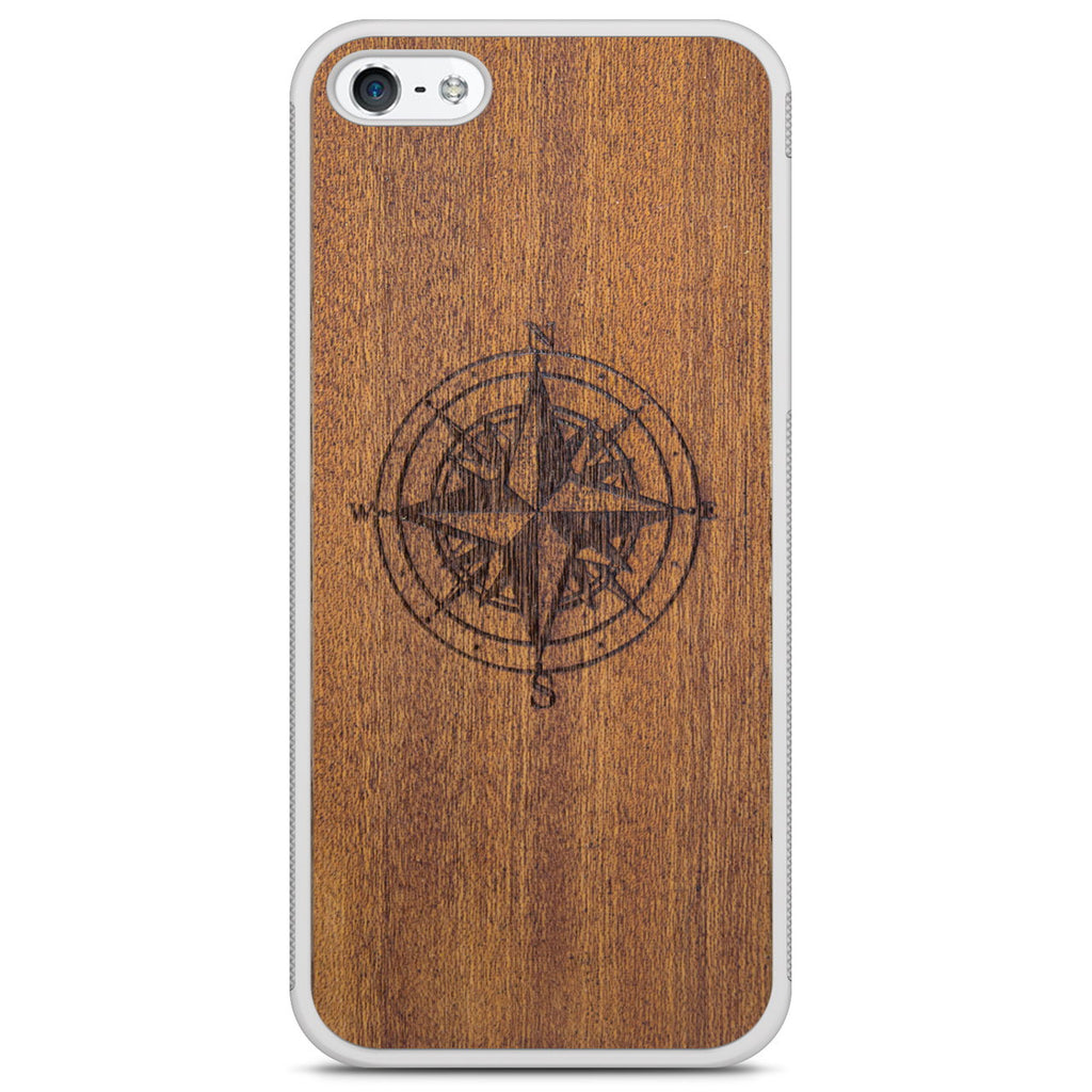 Compass Wooden Phone Case