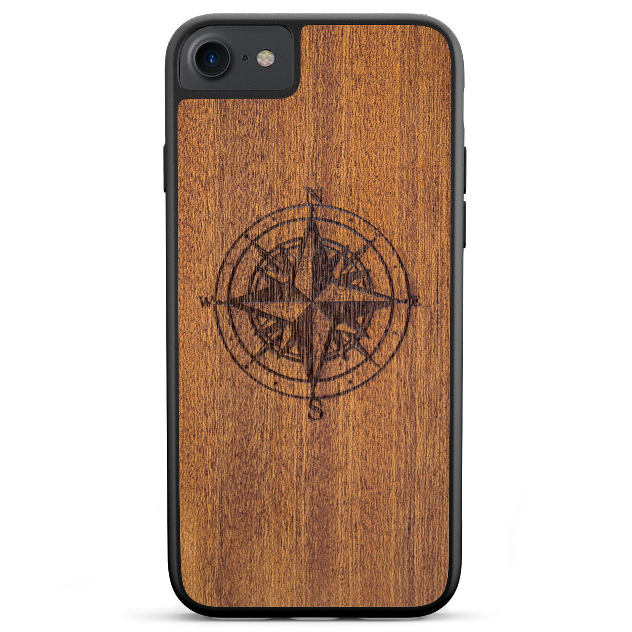 Compass Wooden Phone Case