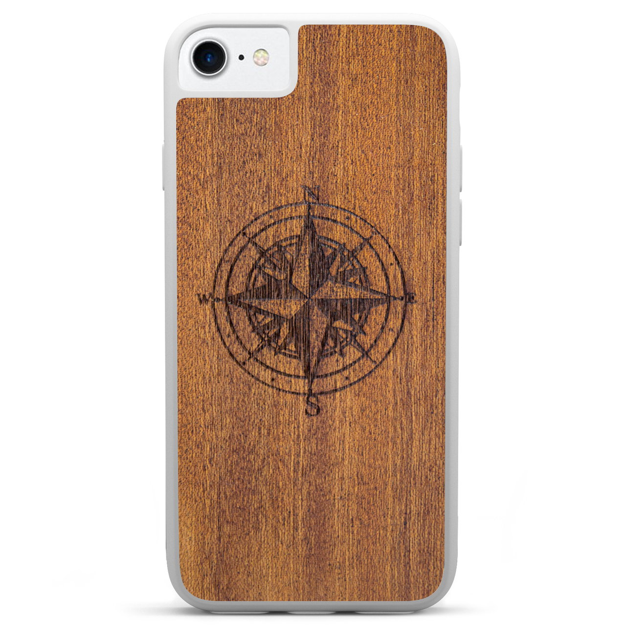 Compass Wooden Phone Case