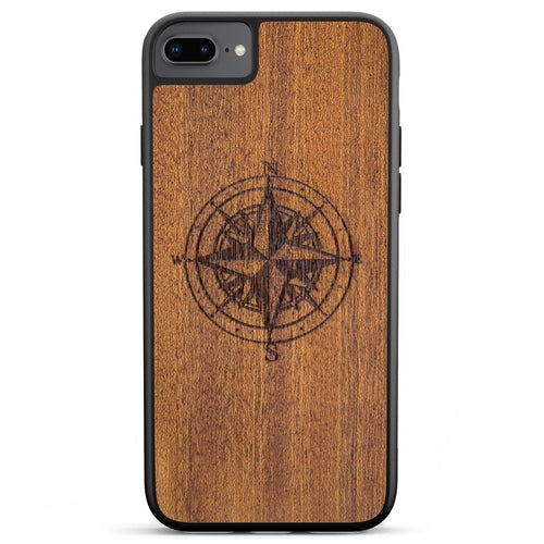 Compass Wooden Phone Case
