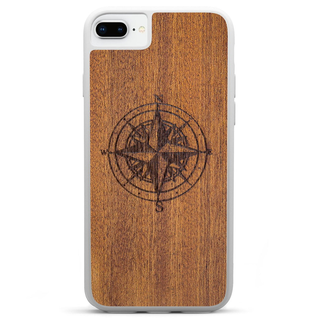 Compass Wooden Phone Case