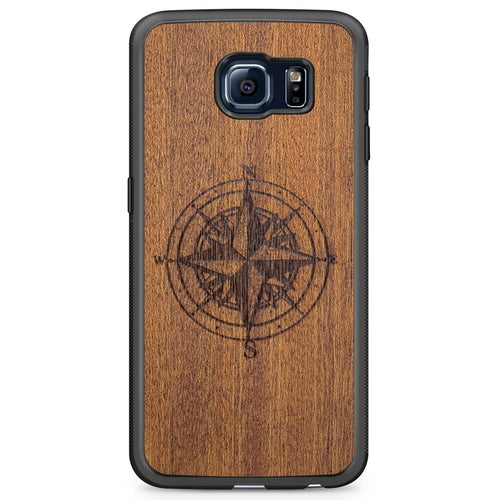 Compass Wooden Phone Case