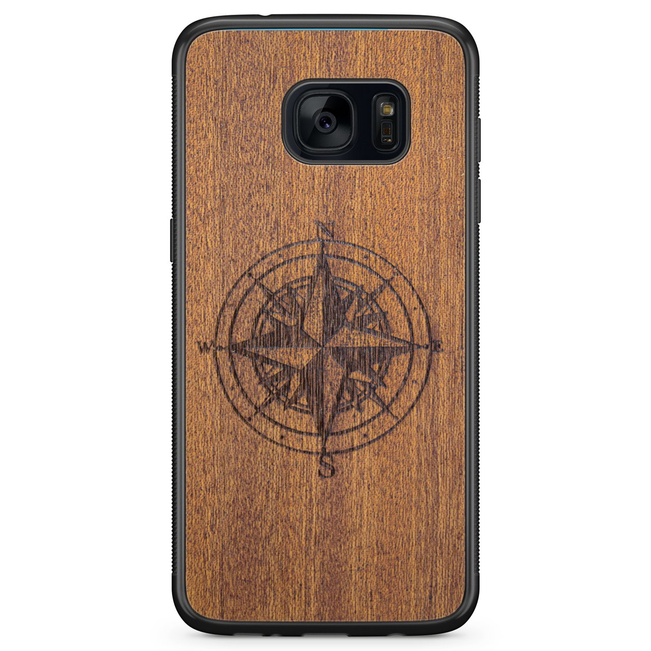 Compass Wooden Phone Case