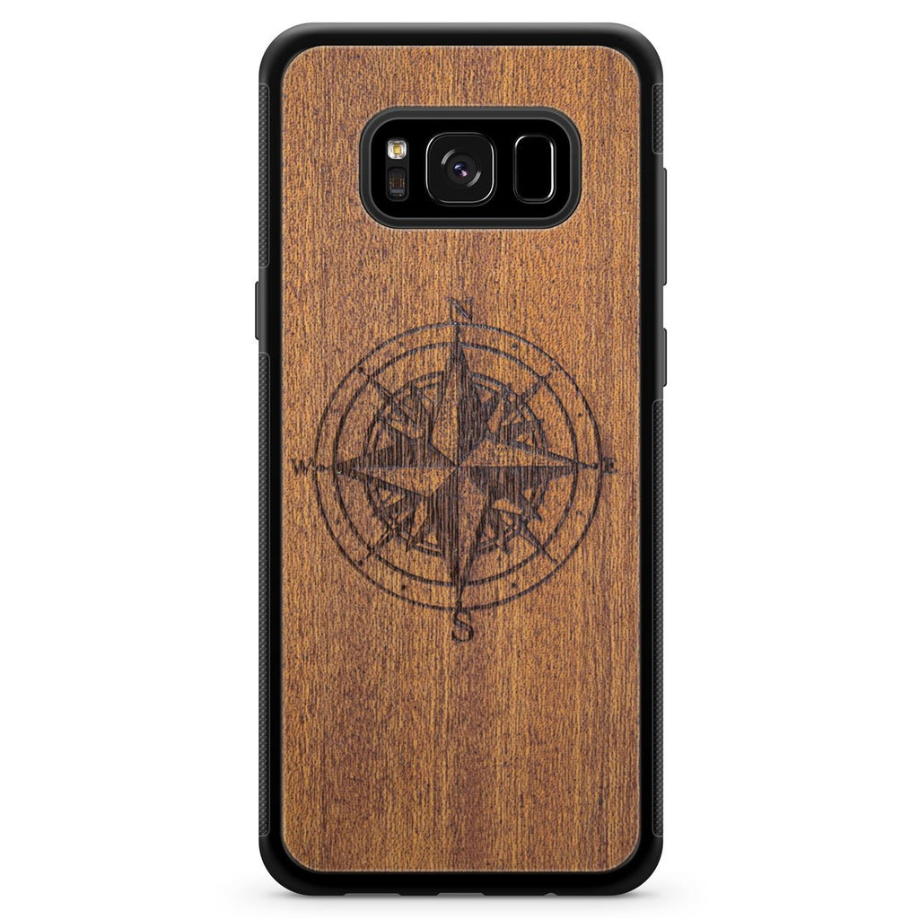 Compass Wooden Phone Case